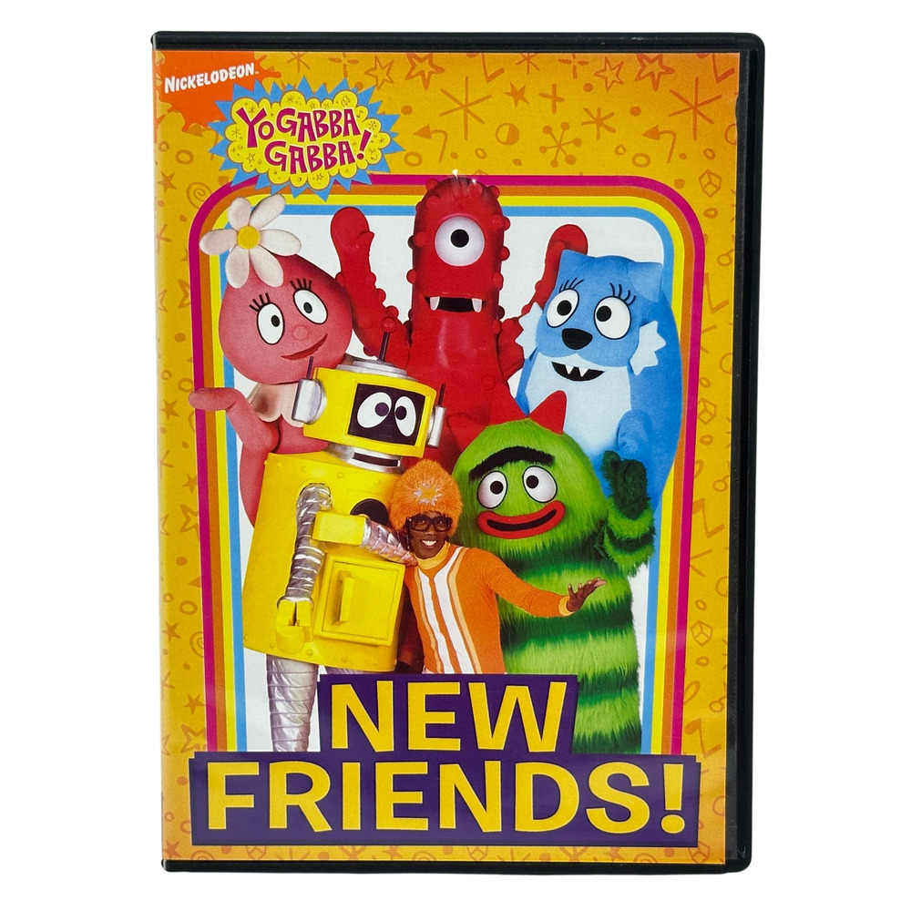 Yo Gabba Gabba New Friends DVD Nickelodeon 2009 Episodes Jack Black Family Kids